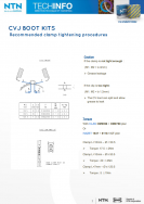 CVJ2 - Recommended clamp tightening procedures