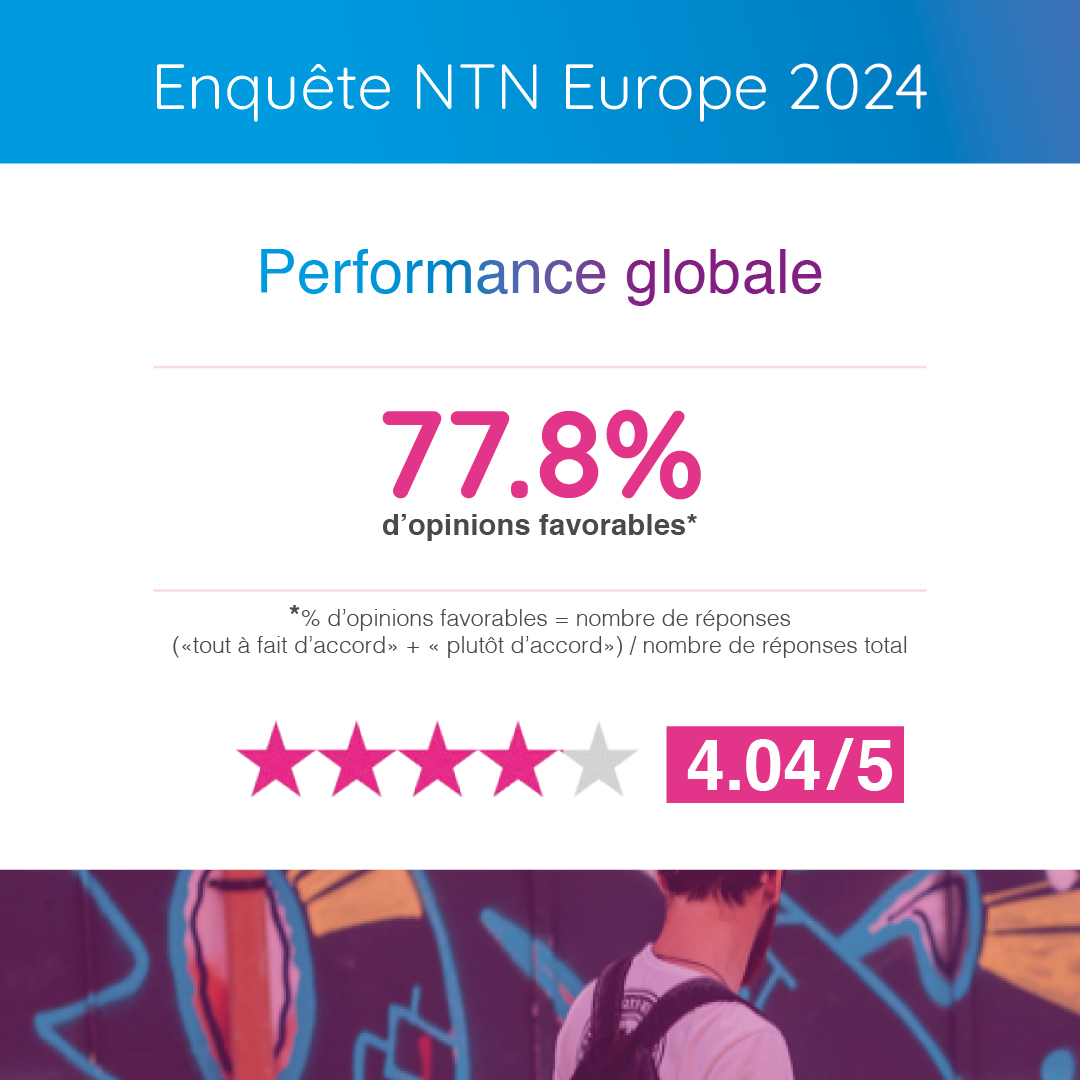 Note Happy Trainees Satisfaction Stagiaire NTN Europe