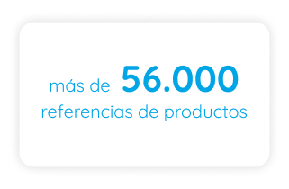 + de 56000 références produits