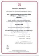 NTN Kugellagerfabrik Mettmann – ISO 14001 NTN Kugellagerfabrik Mettmann – ISO 14001