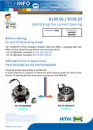 R190.06/R190.23: Identifying the correct bearing R190.06/R190.23: Identifying the correct bearing