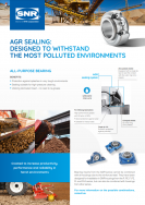AGR SEALING: Designed to withstand the most polluted environments