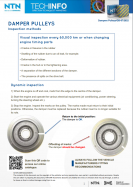 Damper pulleys: Inspection methods