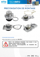 Préconisations pour le montage de la pompe à eau