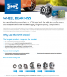Flyer wheel bearings